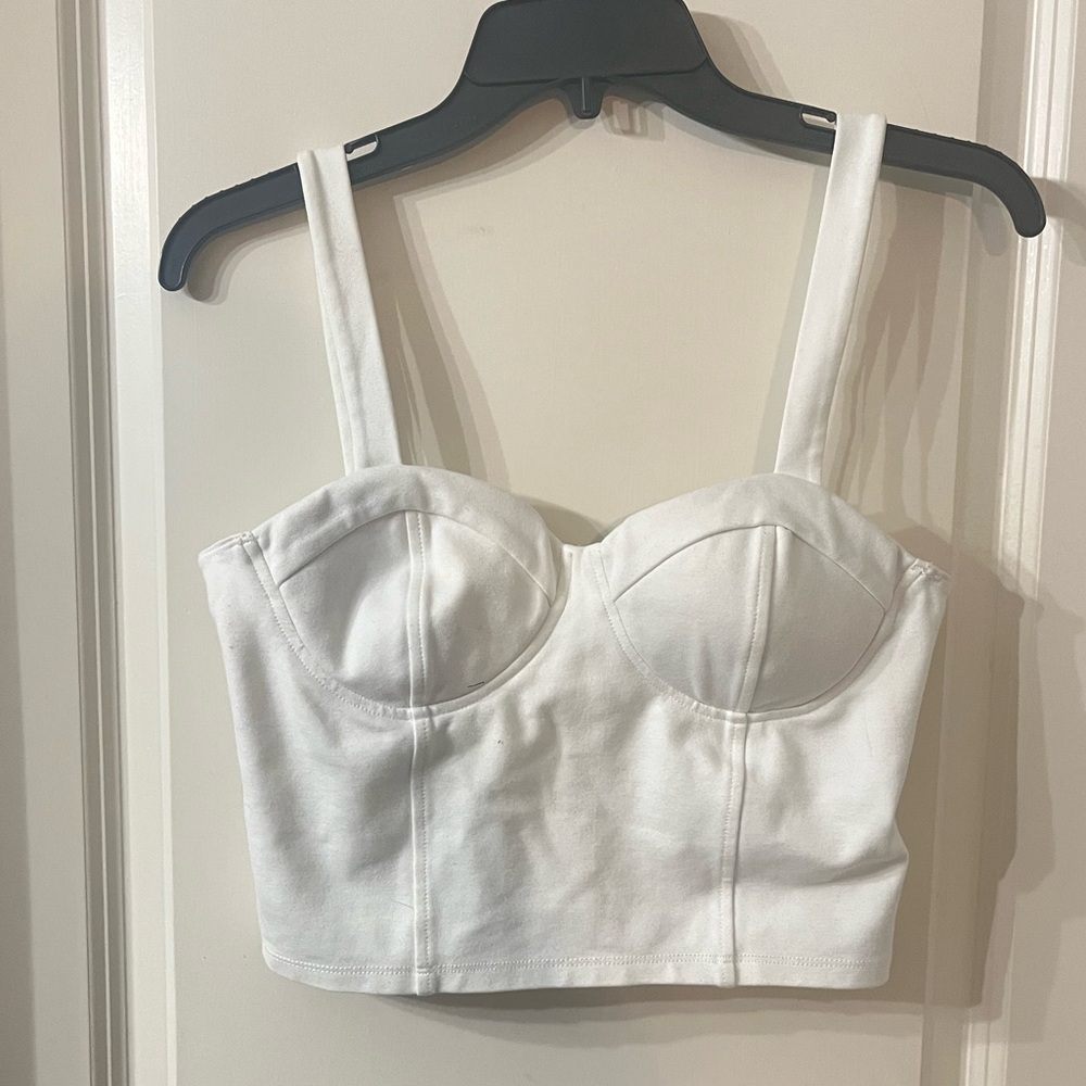 White Rayon Blend Top